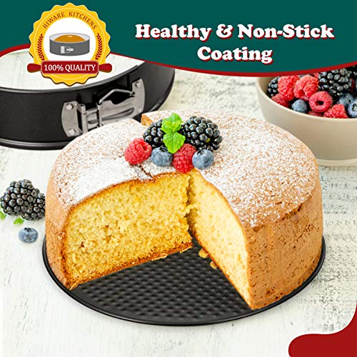 HIWARE 6 Inch Non-stick Springform Pan with Removable Bottom - Leakproof Cheesecake Pan, Compatible with 3 Qt Instant Pot - size: 6-Inch