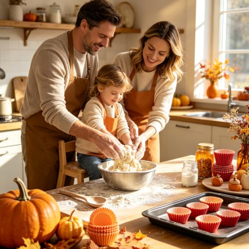 600Pcs Fall Cupcake Liners Autumn Baking Cups - style: Fall