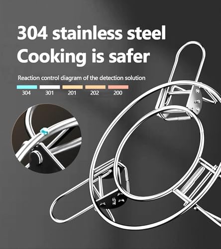 Ugotit Round Steamer Rack for Pots, Adjustable Instant Pot Trivet