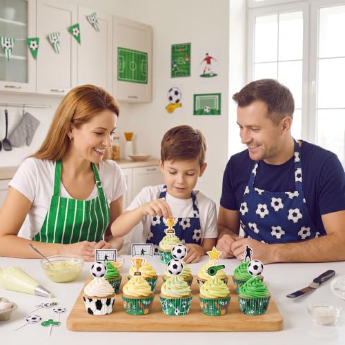 Soccer Cupcake Liners 200 Count Paper for Kids Birthday Parties - style: Style B