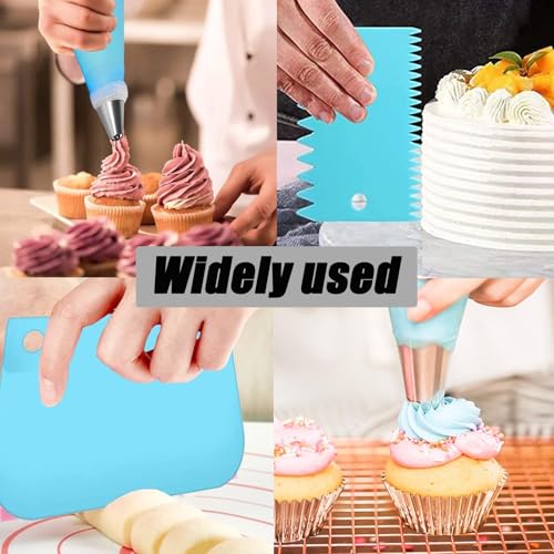 33Pcs Piping Bags and Tips Set, Cupcake Decorating Kit Supplies