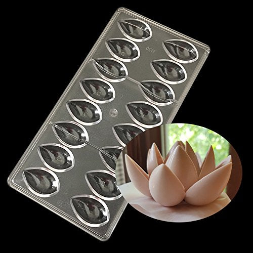 Polycarbonate Chocolate Mold DIY Candy Mould Clear Hard Plastic Bakeware Pastry Tools Drip (19388) - color: 14