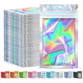 JETMORE 300PCS Mylar Bags 5.5x7.9" Holographic Bags Candy Packaging Bags - color: Holographic, size: 300pcs-5.5*7.9inch