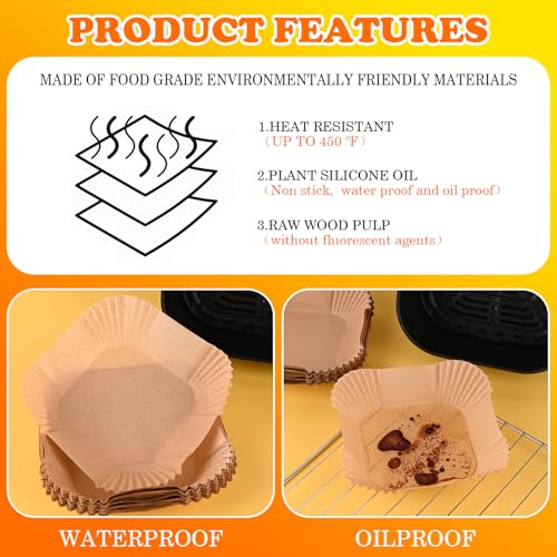WMKGG 300PCS Air Fryer Liners for Ninja Crispi,4 QT&6 Cup Parchment Paper - size: 300 pcs Ninja Crispi Parchment Paper