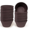 qiqee Coffee Cupcake Liners, 300 Count, Jumbo Size - color: Coffee, size: Large Size/300Packs