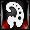 AirSick Stencils Handy #4 AirSick Airbrush Stencil Template