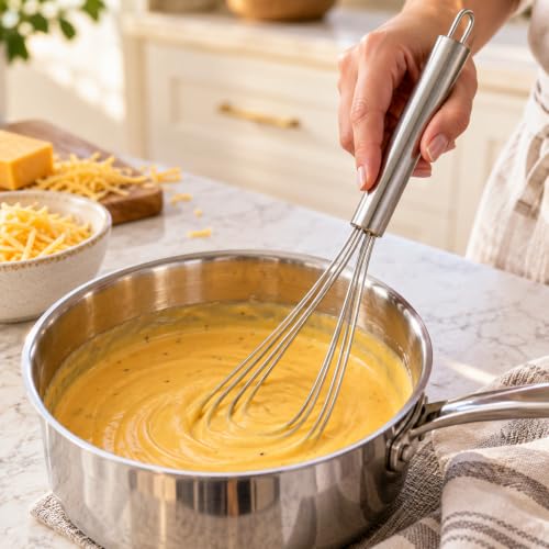 Mrs. Anderson’s Baking Flat Roux Whisk, Stainless Steel - style: Flat Roux Whisk