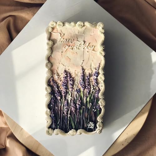 Lavender Flower Fondant Molds Wheat Leaf Candy Silicone Mold