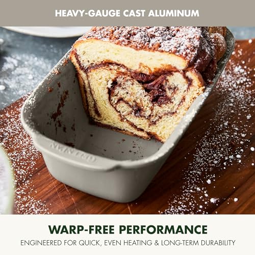 GreenPan Premiere Ovenware Healthy Ceramic Nonstick 1 lb. Loaf Baking Pan, PFAS-Free, Warp-Free Bakeware, Durable Quick Heating, Oven & Broiler Safe to 600F, Dishwasher Safe, Taupe - color: Taupe, size: 1 lb. Loaf Pan
