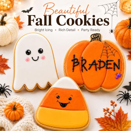 Large 4-Inch Halloween Cookie Cutters, 3-Piece Stainless Steel Set - style: Halloween