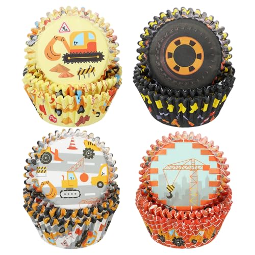 Construction Cupcake Liners 200Ct Baking Cups Boys Birthday
