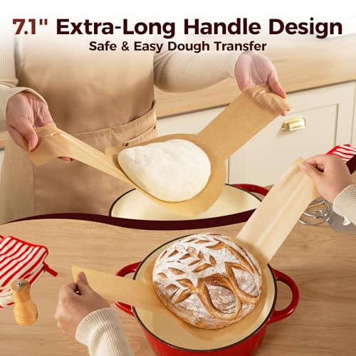 Parchment Paper Bread Sling for Dutch Oven Sourdough Baking 100 Pcs - color: 100 Pcs Round
