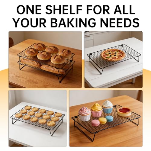 Cooling Racks for Cooking and Baking, Sourdough Bread Cooling Rack, 2PCS