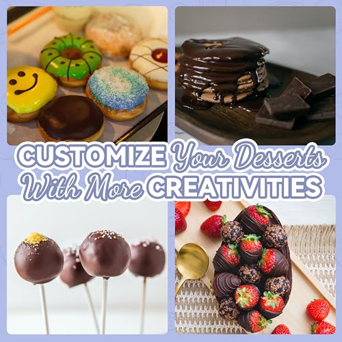 Party Desserts Candy and Chocolate Melting Pot, Mini Electric Fondue Pot, Melts Candy Chocolate in a Couple of Minutes, Ideal for Cake Pops Cookies Cakes, 1 Cups, Single Pot, Gray - color: Gray