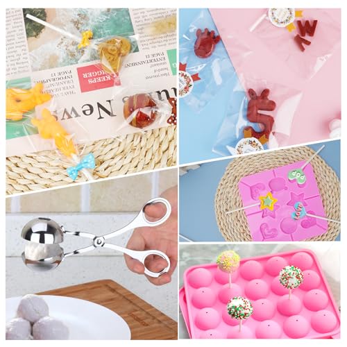 Cake Pop Supplies Kits With Stand Sticks Mold, Thanksgiving Gifts - size: 336 pcs