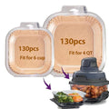 Air Fryer Liners Disposable for Ninja Crispi, Ninja Crispi Accessories - size: 4 QT & 6 Cup 260 pcs