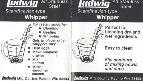 Small Whisk Mixer (Mini Whipper) 100% Made in the USA - size: Small Whipper