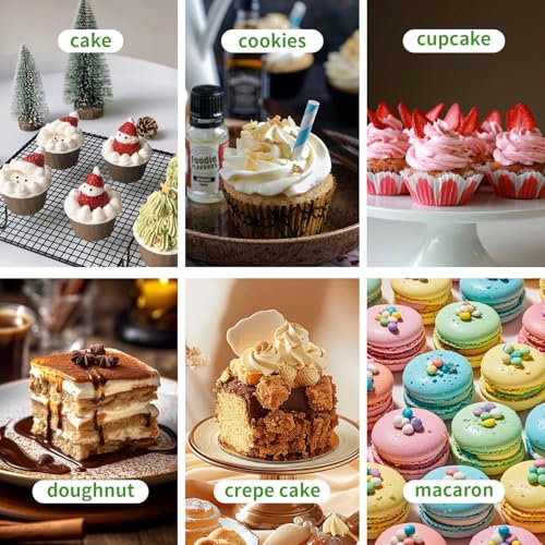 JCD 3 Packs Cake Cupcakes Combo Box 1+5 Cupcake Containers with Gift Ribbon Bento Clear Boxes (5 Cupcakes with Cake)(1+5/3Pcs) - size: Clear 1+5/3Pcs