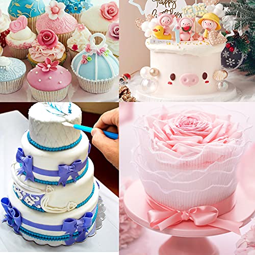 Honbay 9PCS Plastic Fondant Sculpture Pen Knife Tools Cake Decorating Hand Tools Pottery Sculpting Modeling Tools for Cake Flower Sculpture Pottery