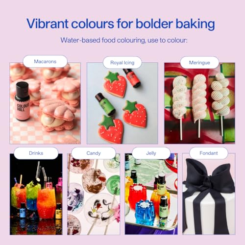 Colour Mill Botanical Pack Aqua Blend Water-Based Food Coloring, 20 Milliliters Dusk, Latte, Lilac, Olive, Rose & Sage - color: Botanical Pack