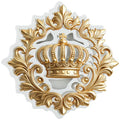 Baroque Curlicues Scroll Lace Fondant Mold Crown Silicone Molds - color: Style J