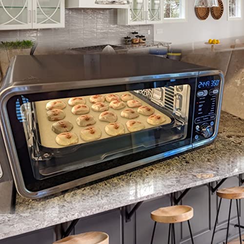 WMKGG 12 inch Air Fryer Parchment Paper Squares, 100 Sheets Unbleached Pre-Cut Baking Disposable Paper Liner for Ninja Foodi Flip SP101/SP201/SP301/SP351, Cuisinart Toaster Oven, Microwave (Pack of 2) - size: 12"x12"-100 pcs Parchment Paper (Pack of 2)