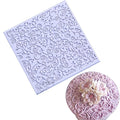 square sugar edible vine lace mold cake silicone Embossing Mat