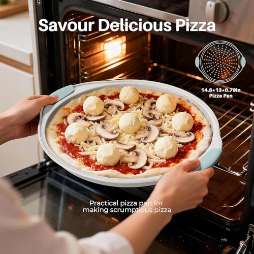 11-Piece Non-Toxic Bakeware Set – Nonstick, Stackable & Oven Safe Pans set