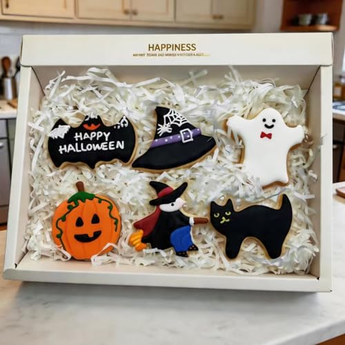 MrCookie Large Halloween Cookie Cutters,12pc/Set Thickened Stainless Steel. - color: Halloween