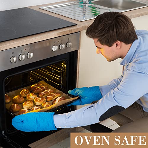 Harloon 200 Pcs Parchment Paper Baking Sheets Precut, Brown, 13 x 18 Inch - color: Brown