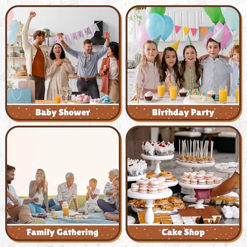 RYDDOY 12 Pack Brown Cupcake Boxes, Hold 12 Count Cupcake, Cupcake Carriers - color: Brown