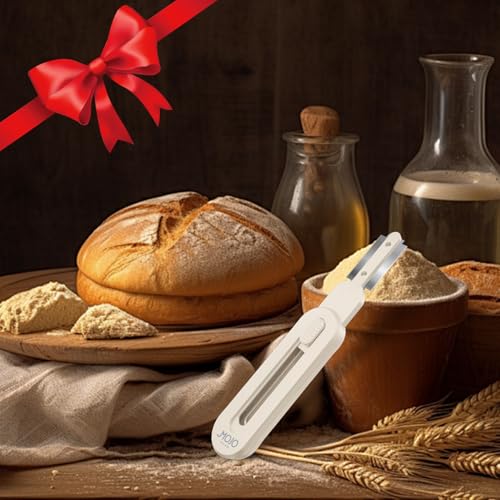 MOJOHAND Bread Lame Dough Scoring Tool, Retractable Blade, Off-White - color: Off-White