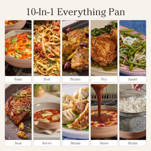 Our Place Always Pan 2.0, 10.5" Ceramic Nonstick Pan, 2.6 Qt - color: Spice, size: 10.5"