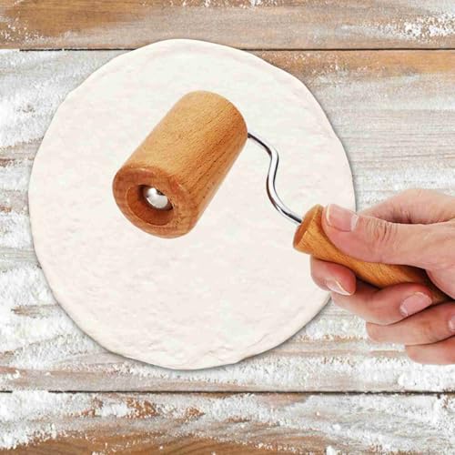 Small Rolling Pin, Pizza Dough Roller, Non Stick Wood Pastry Roller, Kitchen Wooden Rolling Pins for Baking Cooking Cookie Bread Tortilla Dumpling Fondant Clay (Style 4) - size: Style 4