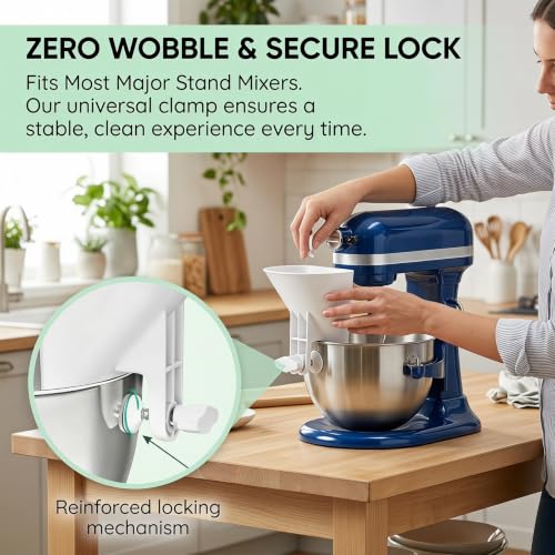 Flour Funnel for Kitchen Aid Accessories and Attachments