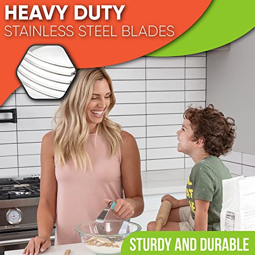 Spring Chef Large Dough Blender For Baking - Durable Pastry Blender - Mint - color: Mint, size: 4" Large