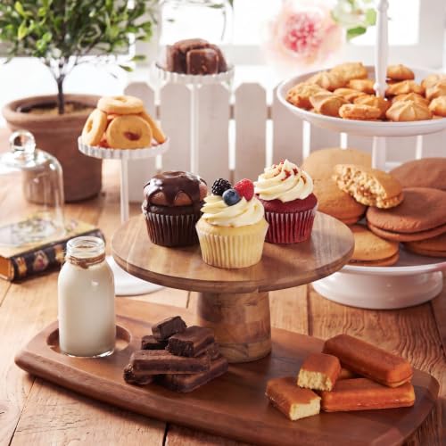 Willinglong 7 Pcs Wood Dessert Table Display Set for Wedding Baby Shower