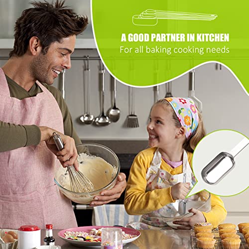 3PCS 1TBSP(15ML) Measuring Spoon, Stainless Steel Long Handle Teaspoons - size: 1tbsp|3tsp|15ml|1/16cup|1/2oz
