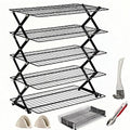 5-Tier Stackable Baking and Cooling Rack for Cookies and Bread