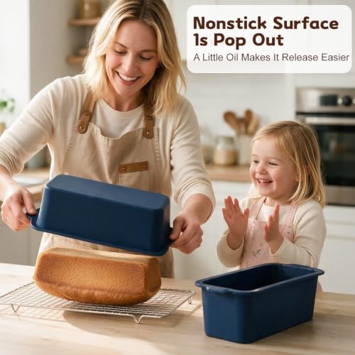Silicone Long Bread Loaf Pan: 12x4.2x4.5 Inch Homemade Sandwich Baking Mold - color: Gray, size: 12 x 4.2 Inches