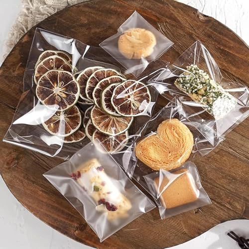 Self Sealing Square Cellophane Bags 2"x2" 1000pcs Clear Resealable Cello Bag 1Mil Tiny Plastic Self Adhesive Baggies for Photos Coins Buttons Pills Screws - color: 2x2''