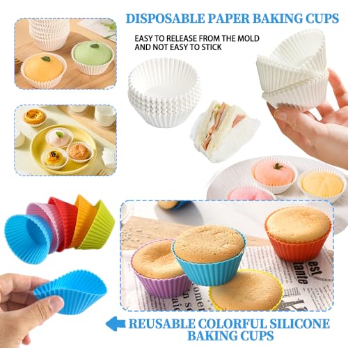 179PCS Cake Pan Set for Baking,3PCS Springform Round Cake Pans(4,7,9 Inch)