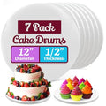 Reli. 12 Inch Cake Drums (7 Pack) | Greaseproof Boards, Cake Boards