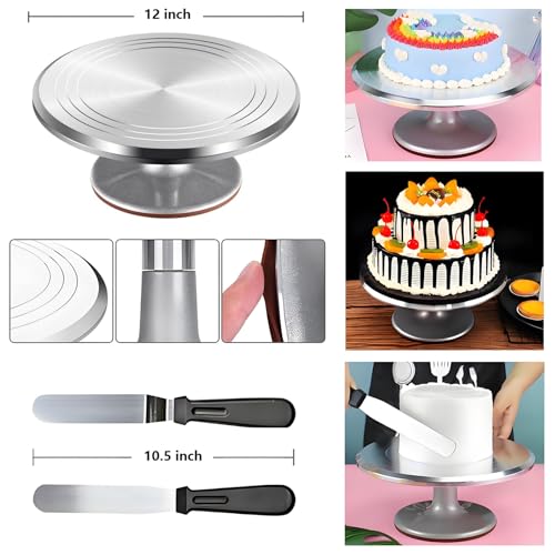 ANSLYQA Cake Decorating Kit, 393 Pcs Baking Tools