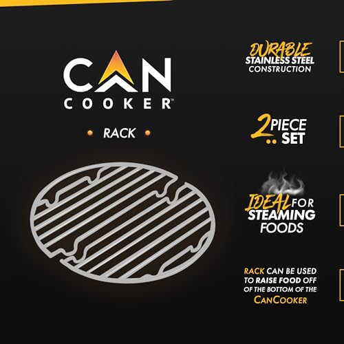 CanCooker Round Steaming Rack for Pot | Silver Stainless Steel - style: 1 Round Rack