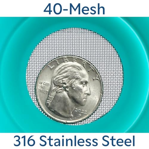 Collapsible Fine Mesh Strainer, 400 Micron, Loose Leaf Tea