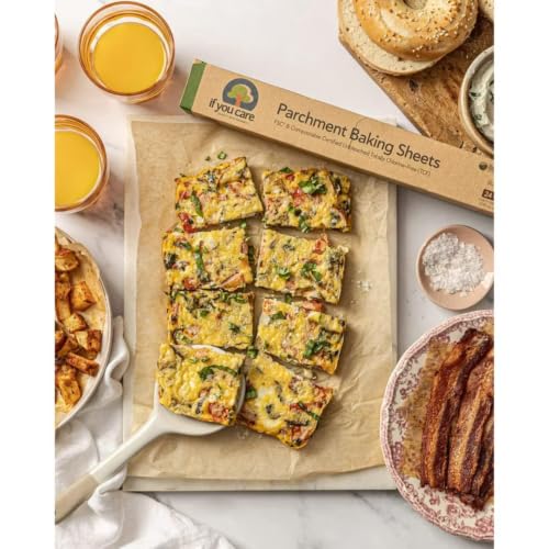 If You Care Parchment Paper Baking Sheets – 3 Pack of 24-Count Precut Liners - Unbleached, Chlorine Free, Greaseproof, Silicone Coated – Standard Size – Fits 12.5” x 16” Pans - size: Regular
