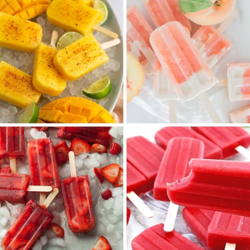 WMKGG Popsicle Silicone Molds Set, 2 PCS Ice Cream Cakesicles Molds - color: White-2