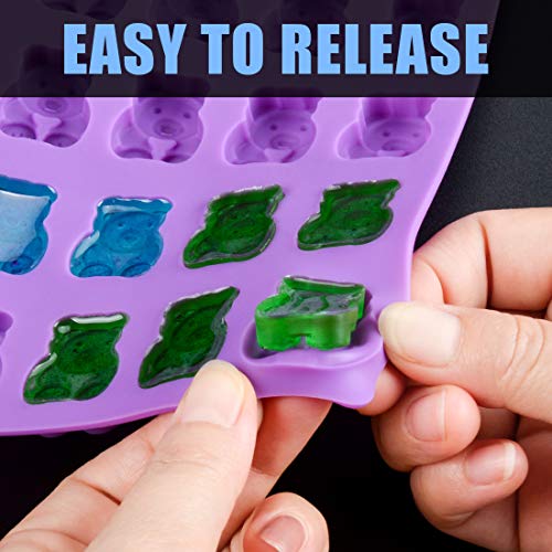 Gummy Bear Molds - 1 Inch Cute Bear Candy Molds Food Grade Silicone - size: Bear (3.5ml)