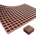 3.8mL Square Silicone Candy Mold - Half Sheet - size: 3.8mL